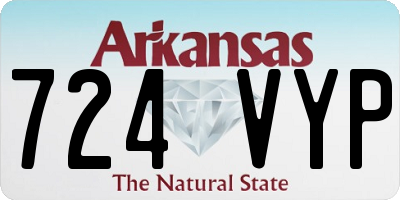 AR license plate 724VYP