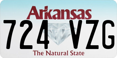 AR license plate 724VZG