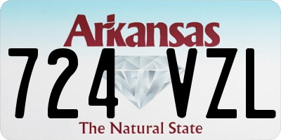 AR license plate 724VZL