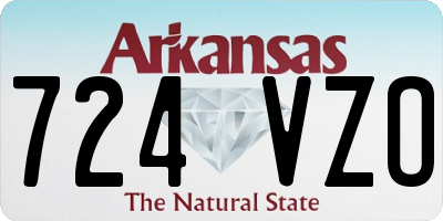 AR license plate 724VZO