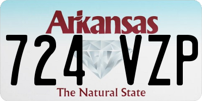 AR license plate 724VZP