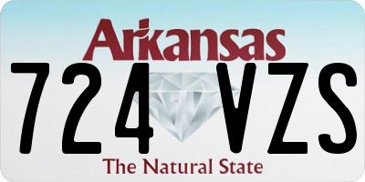 AR license plate 724VZS