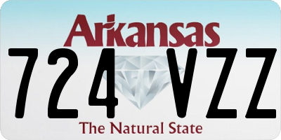 AR license plate 724VZZ