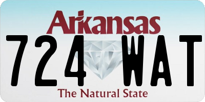 AR license plate 724WAT