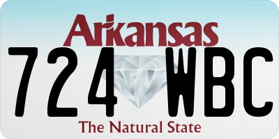 AR license plate 724WBC