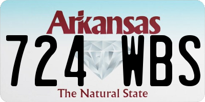 AR license plate 724WBS