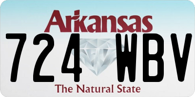 AR license plate 724WBV
