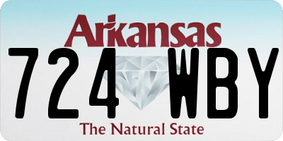 AR license plate 724WBY