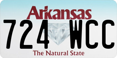 AR license plate 724WCC
