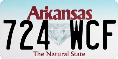 AR license plate 724WCF