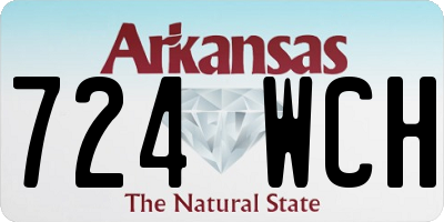 AR license plate 724WCH