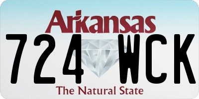 AR license plate 724WCK