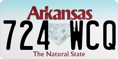 AR license plate 724WCQ