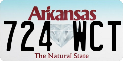 AR license plate 724WCT