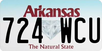 AR license plate 724WCU