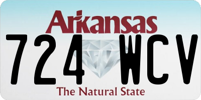 AR license plate 724WCV
