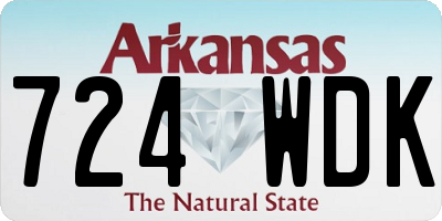 AR license plate 724WDK