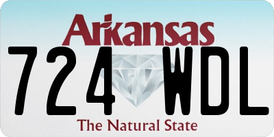AR license plate 724WDL