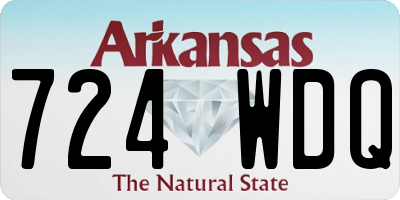 AR license plate 724WDQ