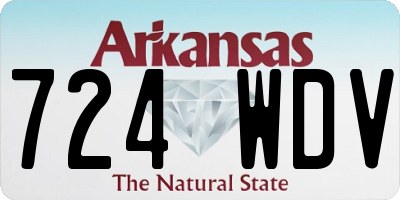 AR license plate 724WDV