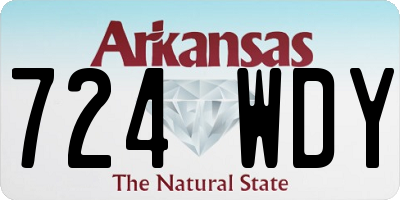 AR license plate 724WDY