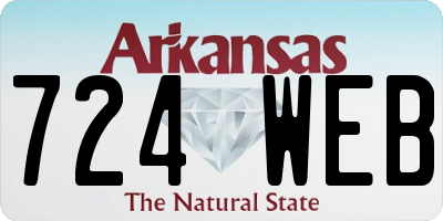 AR license plate 724WEB