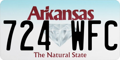 AR license plate 724WFC