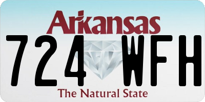 AR license plate 724WFH