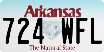 AR license plate 724WFL