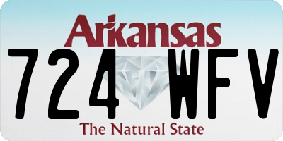 AR license plate 724WFV