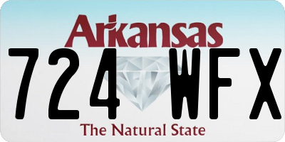 AR license plate 724WFX