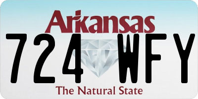 AR license plate 724WFY