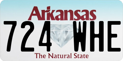 AR license plate 724WHE