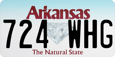 AR license plate 724WHG