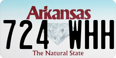 AR license plate 724WHH