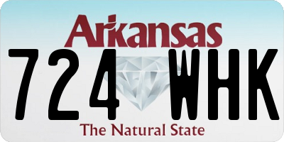 AR license plate 724WHK