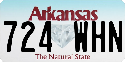 AR license plate 724WHN