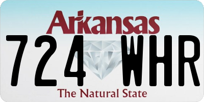 AR license plate 724WHR