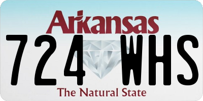 AR license plate 724WHS