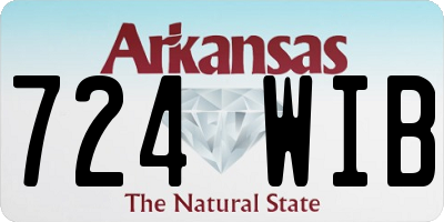 AR license plate 724WIB