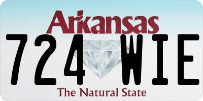 AR license plate 724WIE