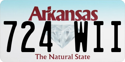 AR license plate 724WII