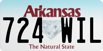 AR license plate 724WIL