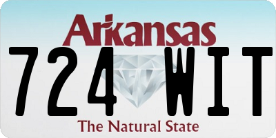 AR license plate 724WIT
