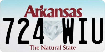 AR license plate 724WIU