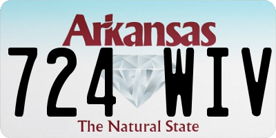 AR license plate 724WIV