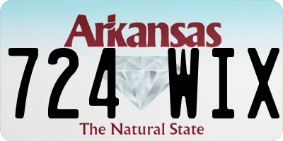 AR license plate 724WIX