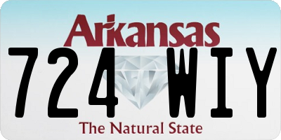 AR license plate 724WIY