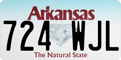 AR license plate 724WJL