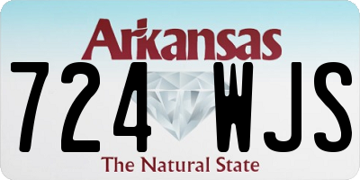 AR license plate 724WJS